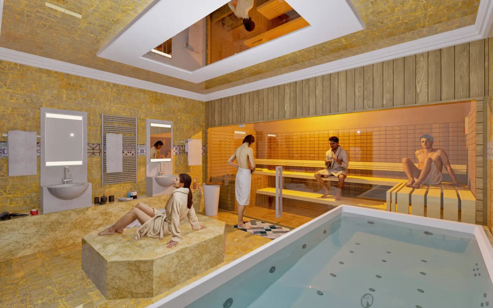 Sancaktepe 25 – Sauna & Jakuzi