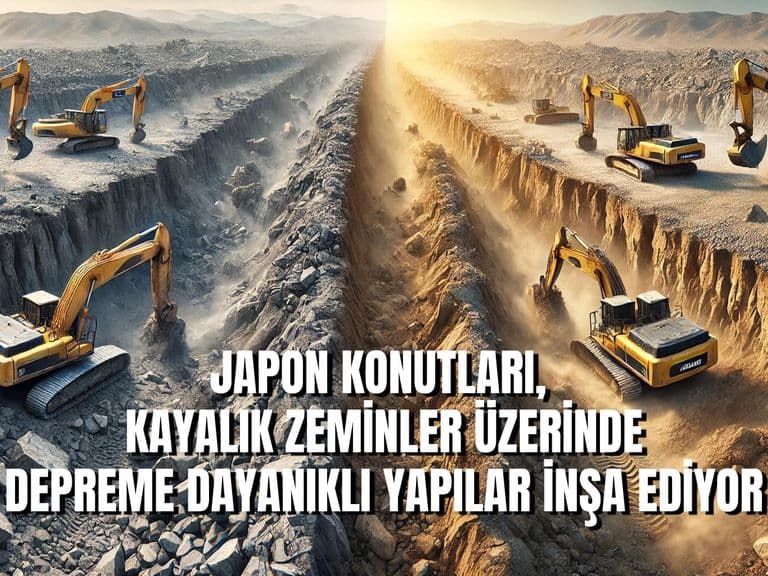 Japon Konutları, Kayalık Zeminler Üzerinde Depreme Dayanıklı Yapılar İnşa Ediyor