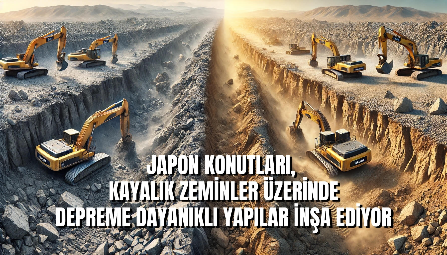 Japon Konutları, Kayalık Zeminler Üzerinde Depreme Dayanıklı Yapılar İnşa Ediyor